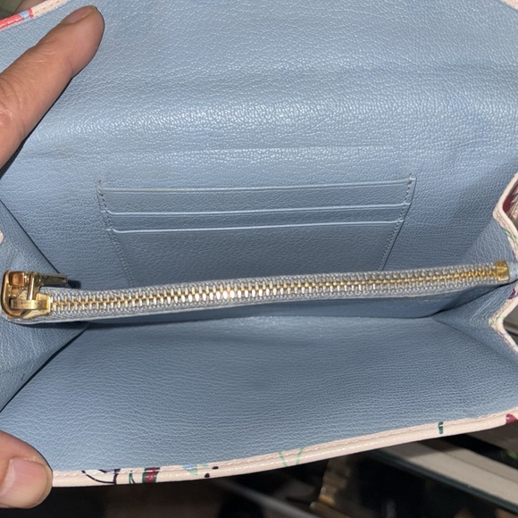 Miu Miu Floral Beige Women's wallet - Picture 6 of 12